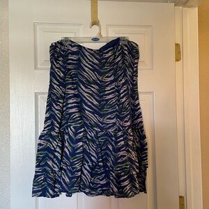 Vintage early 2000's Moda International Blue mini dress
